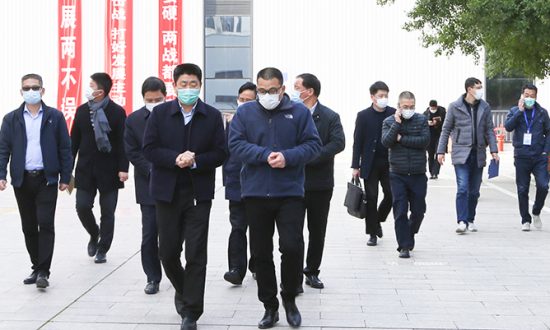 市委副书记陈浩一行莅临z6com·尊龙督导疫情防控和复工复产工作